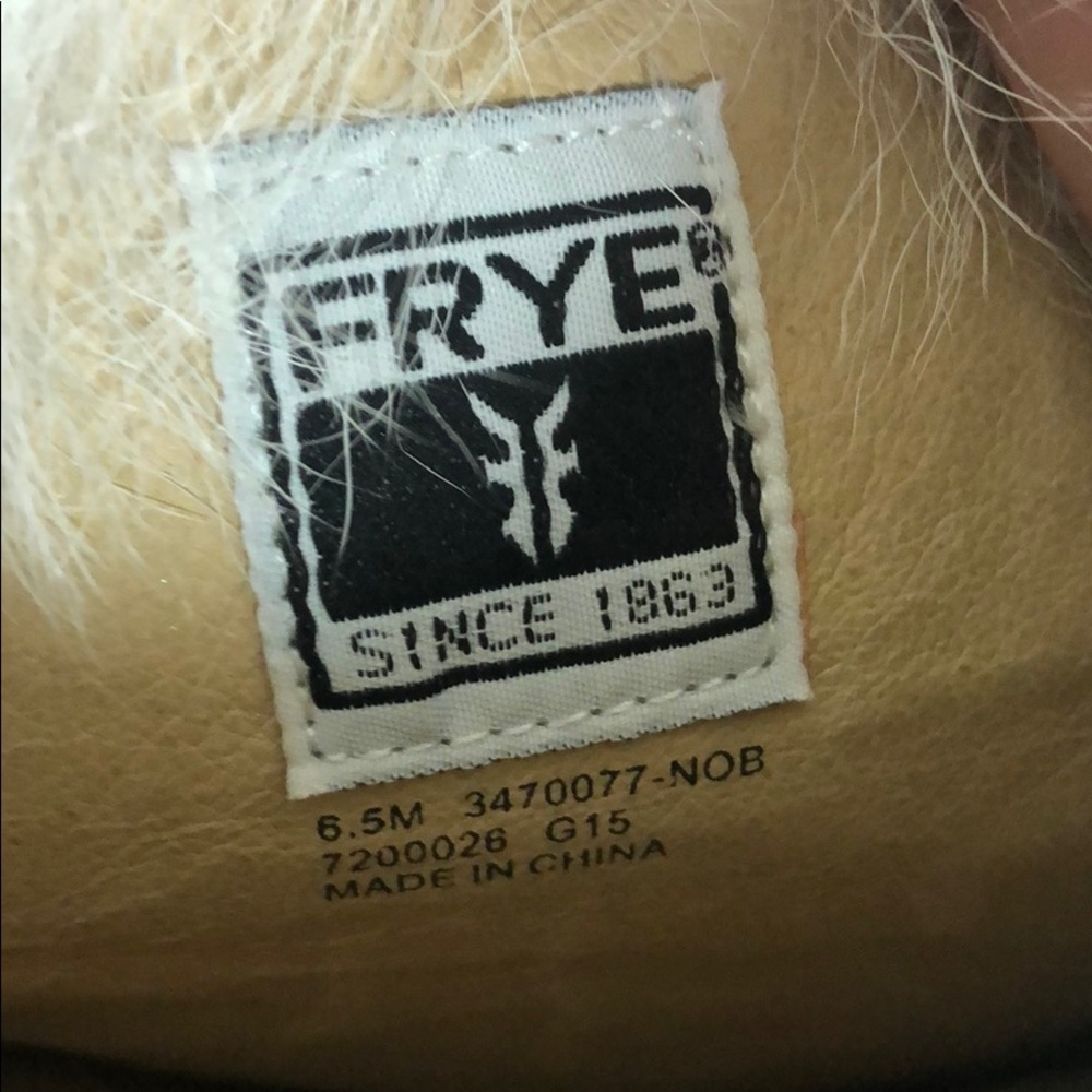 Anna Sui x Frye Collab Goat Fur Wedge Mukluk Boots - Picture 8 of 8